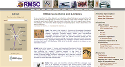 Desktop Screenshot of collections.rmsc.org