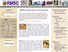 Tablet Screenshot of collections.rmsc.org